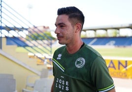 Ramiro Mayor, antes de comenzar el primer entrenamiento de la temporada.