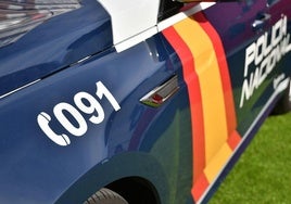 Coche de la Policía Nacional.
