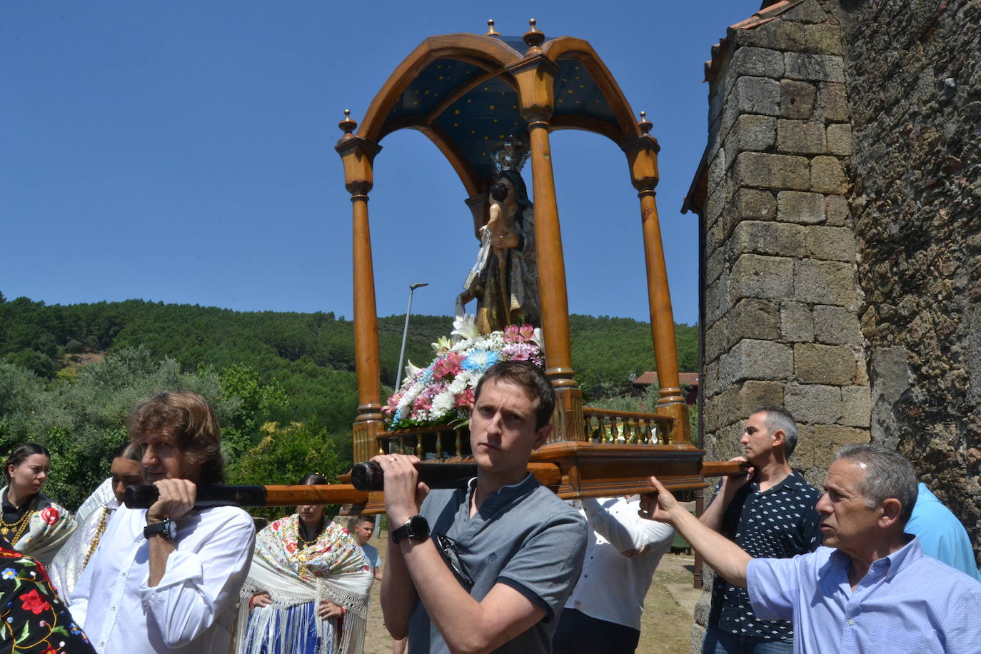 Devoción serrana por la Virgen del Carmen
