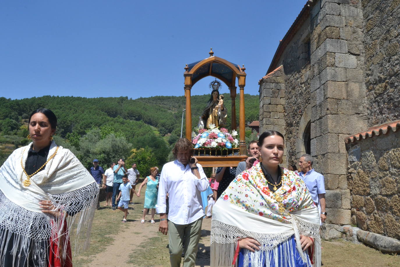 Devoción serrana por la Virgen del Carmen