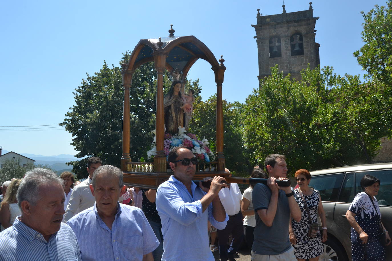 Devoción serrana por la Virgen del Carmen