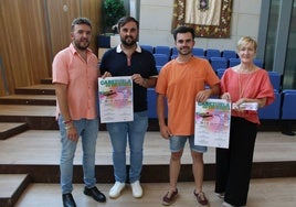 Roberto H. Garabaya, Jaime Elena, Rafael Rodríguez y Yolanda Alonso.
