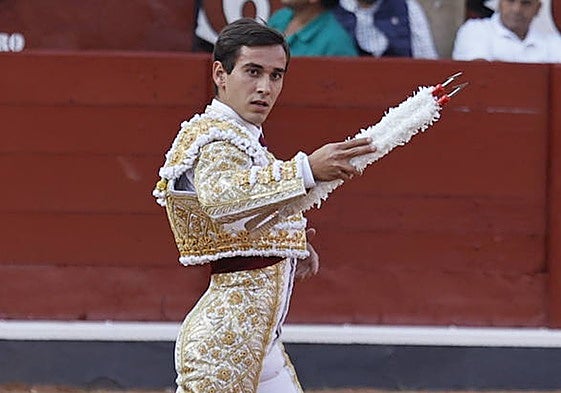 Ismael Martín, en la plaza de toros de La Glorieta la pasada Feria.