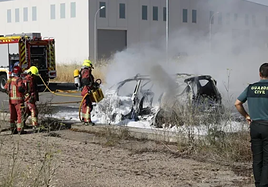 Incendio en Villares.