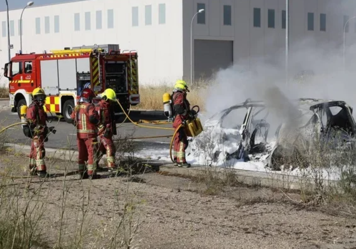 Incendio en Villares.