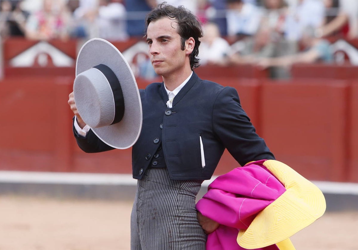 Alejandro Marcos, en La Glorieta el pasado 12 de junio.