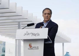 El alcalde de Salamanca, en la presentación de «El Jardín de María».