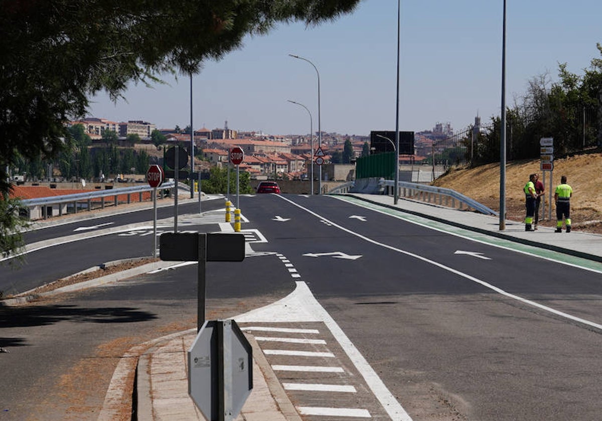 El puente en el que estaba el cruce y que permitía ir de Vistahermosa a Chamberí.