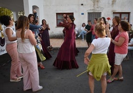 Parte de la actuación en Santa Inés.