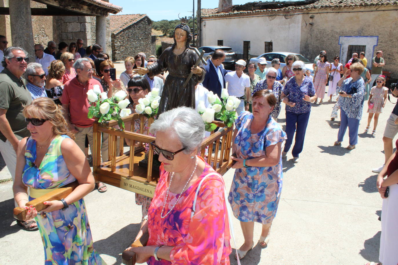 Palacios de Salvatierra honra a Santa María Magdalena