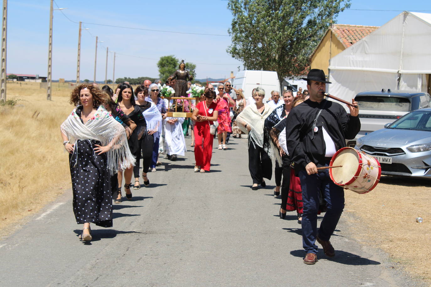 Palacios de Salvatierra honra a Santa María Magdalena