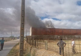 Imagen del incendio.