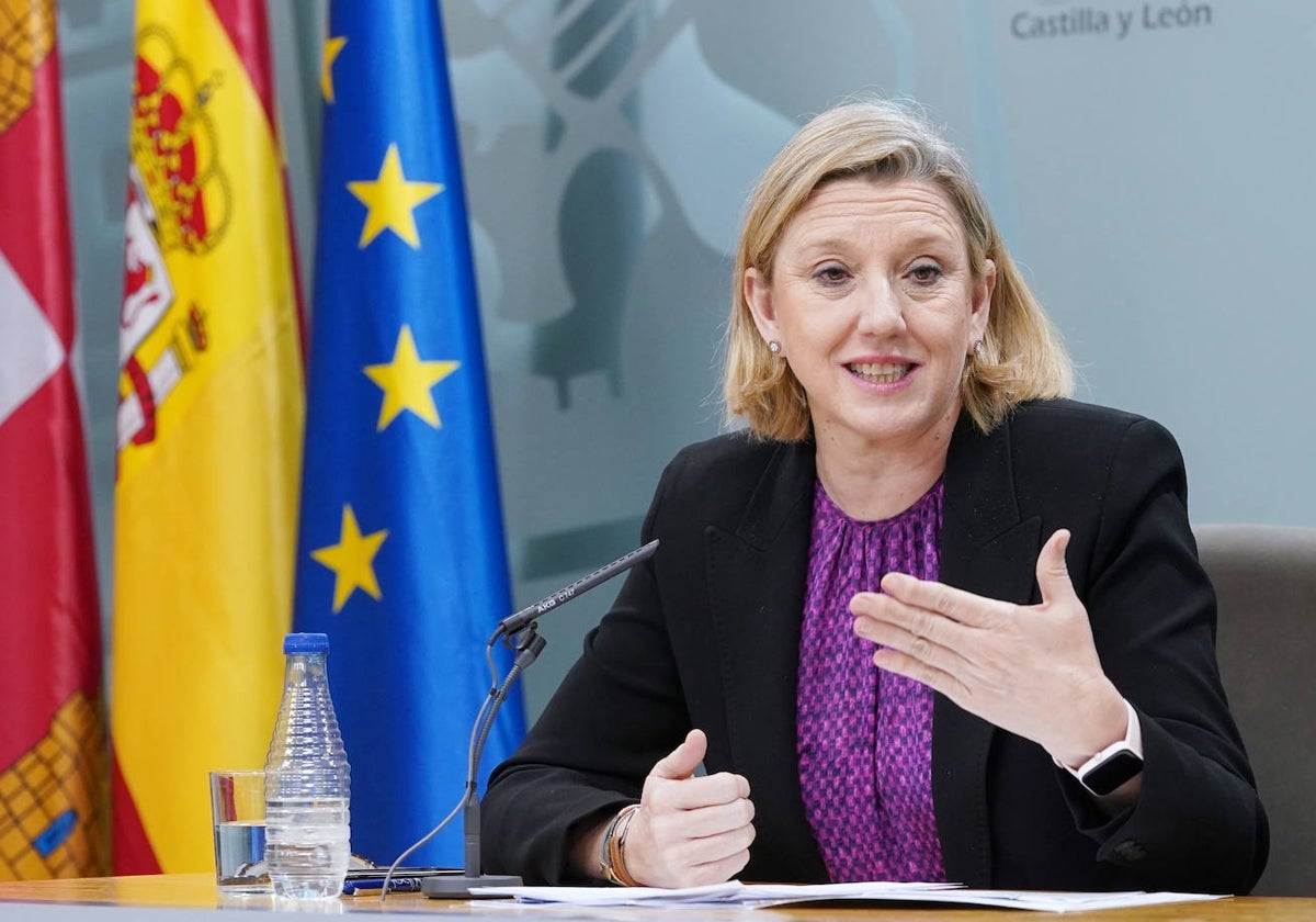 La vicepresidenta y consejera de Familia de la Junta, Isabel Blanco.
