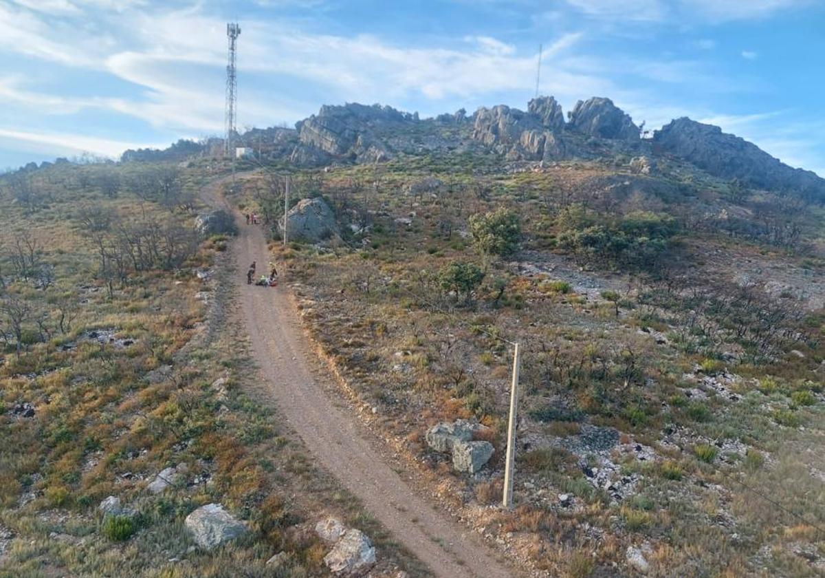 Imagen de las labores de rescate.