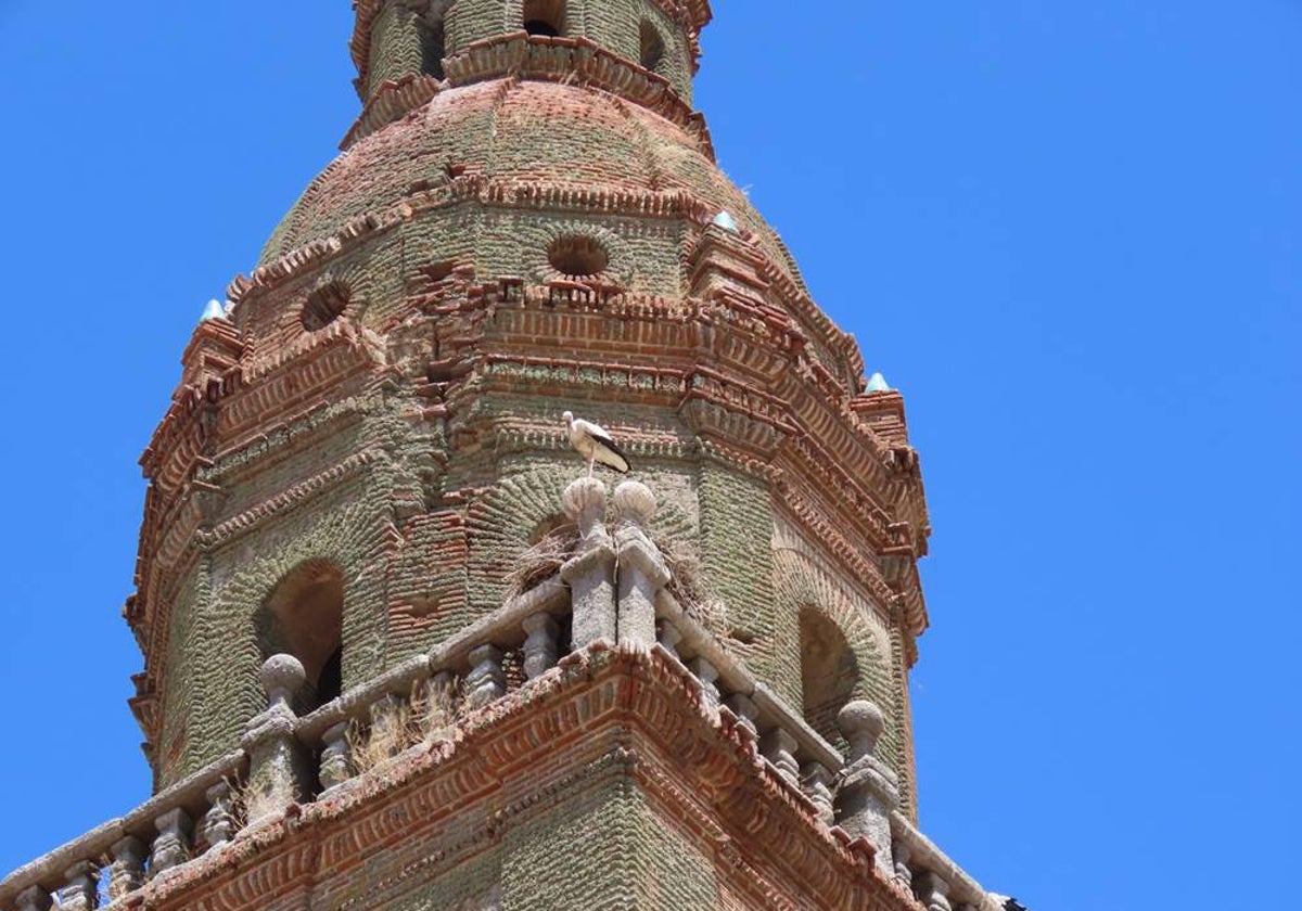 Torre de la iglesia de Palaciosrubios.