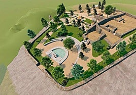 Imagen recreada del resultado del proyecto de recuperación de la Villa Romana