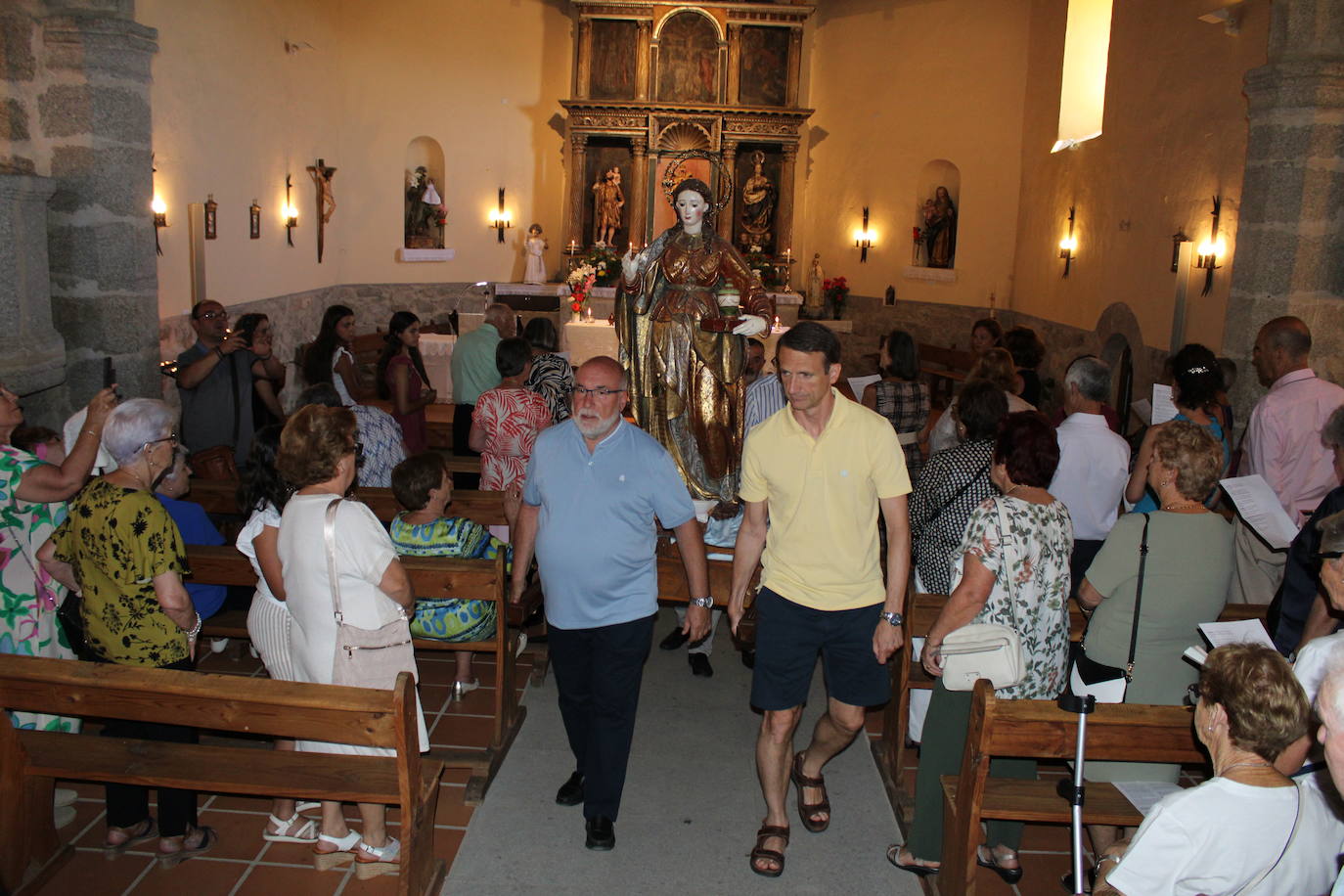 El Tejado honra a Santa María Magdalena