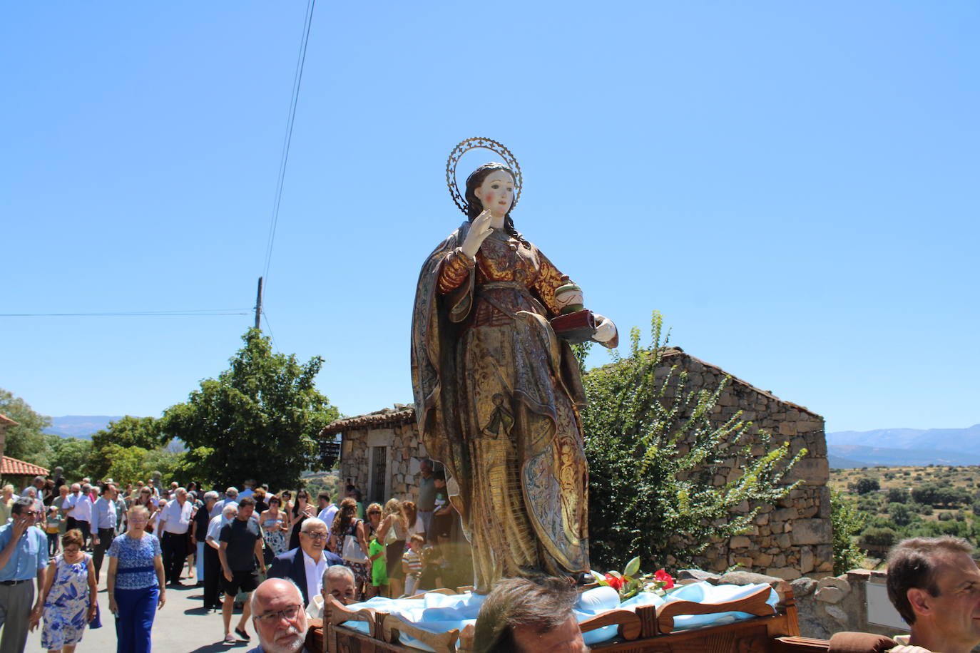 El Tejado honra a Santa María Magdalena