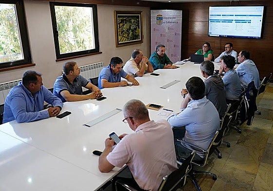 Debate del cereal en la Lonja de Salamanca.