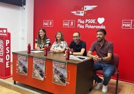 Miryam Toral, Carmen Ávila, David Serrada y Fran Díaz.