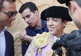 Marco Pérez, en el patio de cuadrillas de La Glorieta.