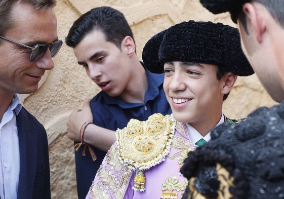 Marco Pérez, en el patio de cuadrillas de La Glorieta.
