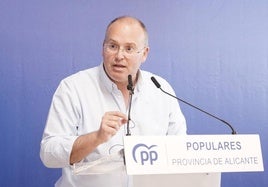 El secretario general del Partido Popular, Miguel Tellado.