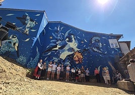 Uno de los espectaculares trabajos realizados durante estos días