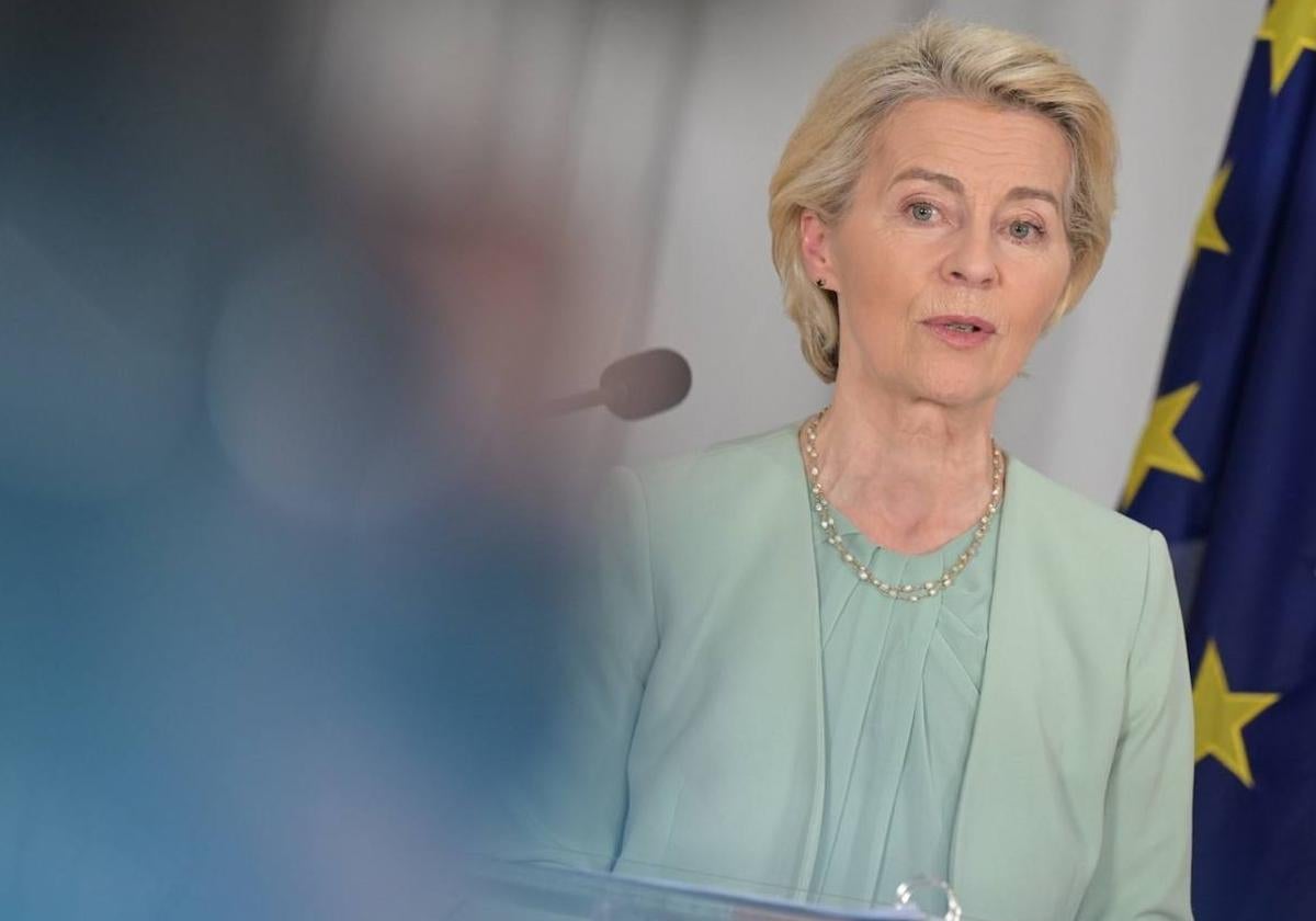La presidenta de la Comisión Europea, Ursula von der Leyen.