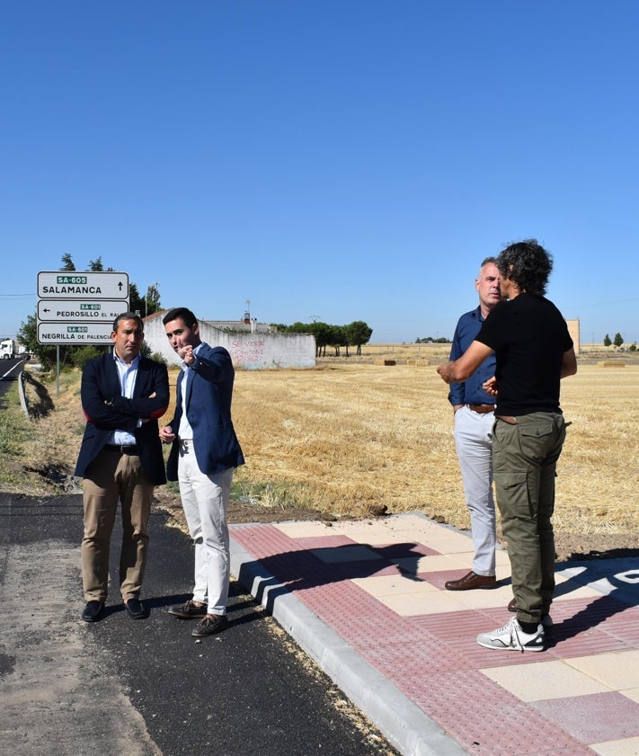 Imagen secundaria 2 - La Junta transforma con 869.000 euros las travesías de cuatro municipios de la provincia para hacerlas más seguras y accesibles