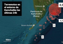 Un terremoto de magnitud 8,8 en Kamchatka desata alertas de tsunami en todo el Pacífico y obliga a evacuar a millones de personas