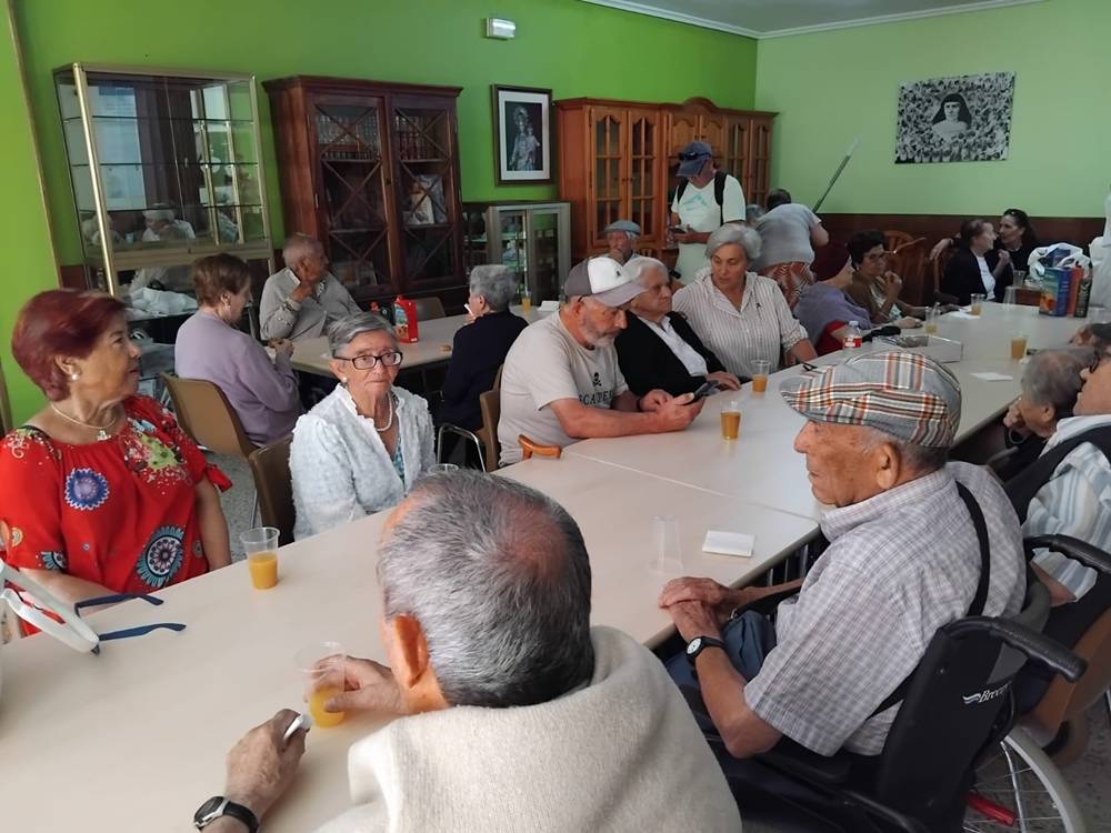 Encuentro en la casita de Sor Eusebia de Cantalpino