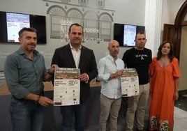 Momento de la presentación en la sede de la Diputación de la II Feria del Libro de Tamames.