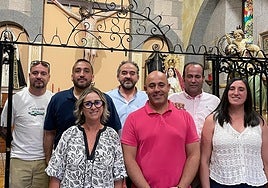 Junta de gobierno de la cofradía del Humilladero.