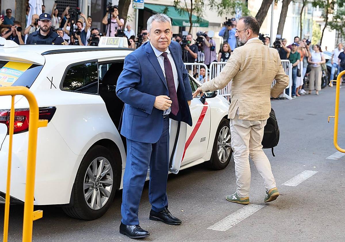 El exsecretario de Organización del PSOE Santos Cerdán.