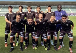 Los once elegidos por Jorge García para iniciar el encuentro amistosos ante el Palencia CF.