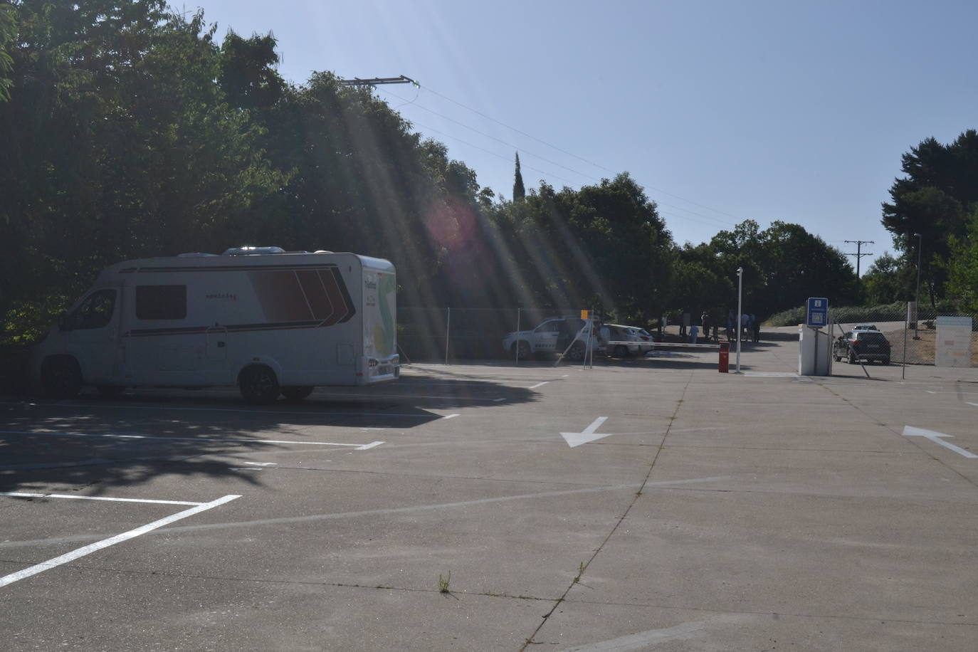 La Alberca estrena un parking inteligente para autocaravanas