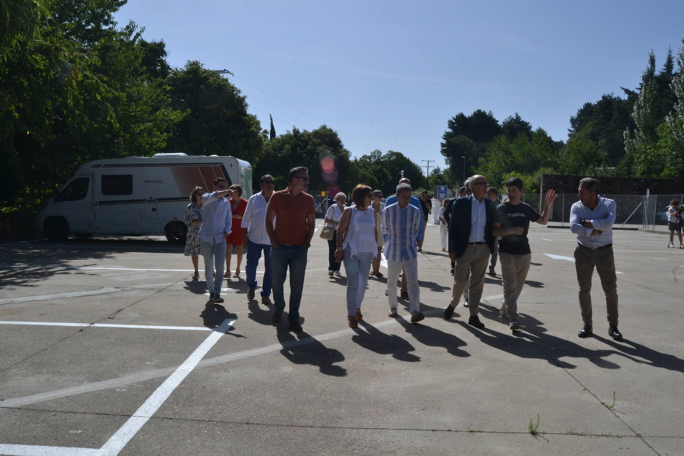 La Alberca estrena un parking inteligente para autocaravanas