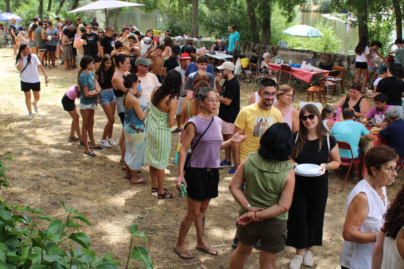 Sabrosa paella junto a las aguas del Tormes