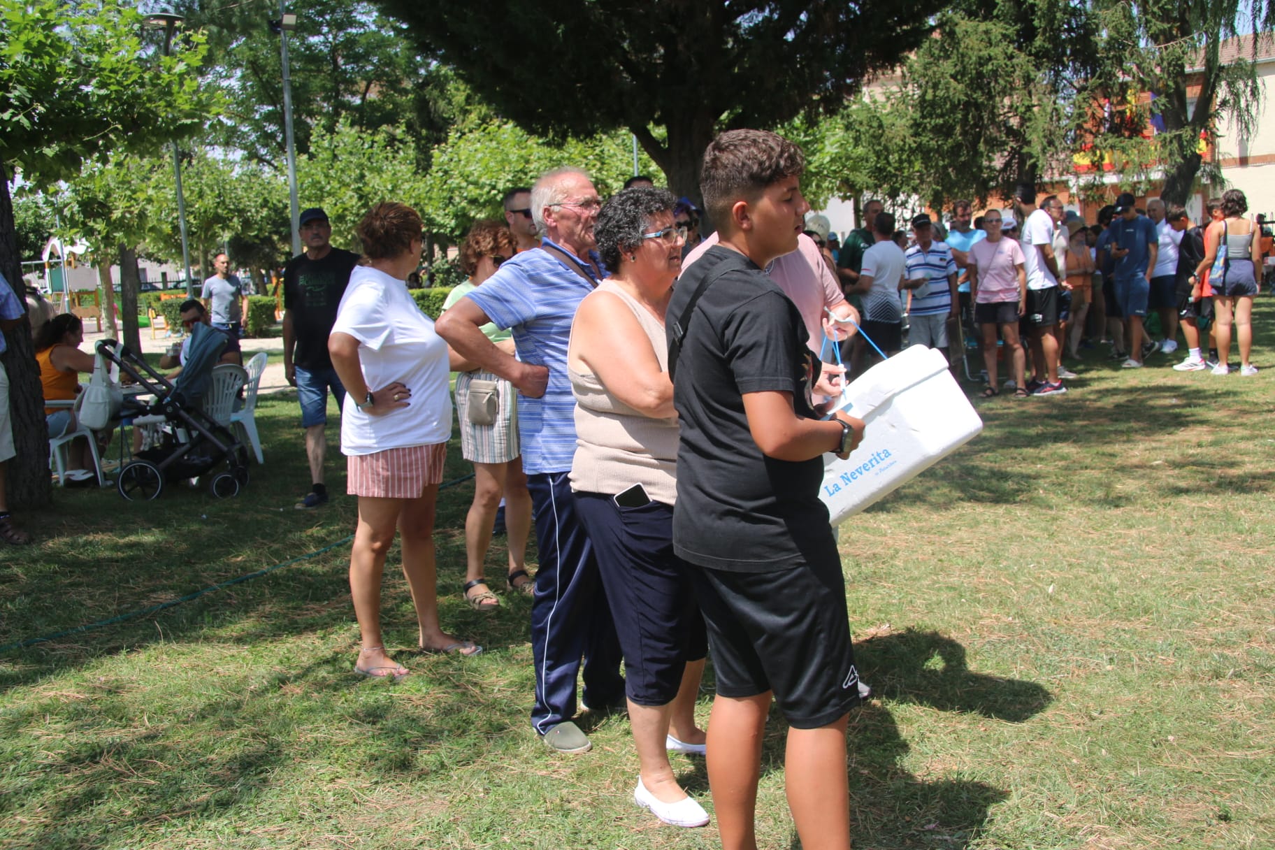 Un sabroso guiso de ternera, en el fin de fiesta de Encinas de Abajo