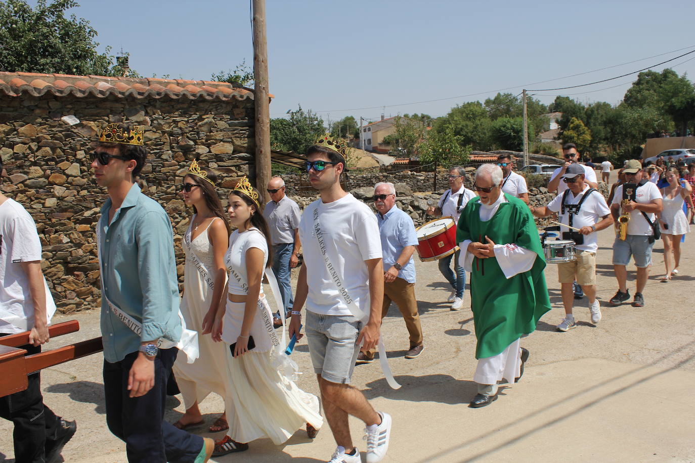 San Benito marca el cénit de las fiestas en Saelices el Chico