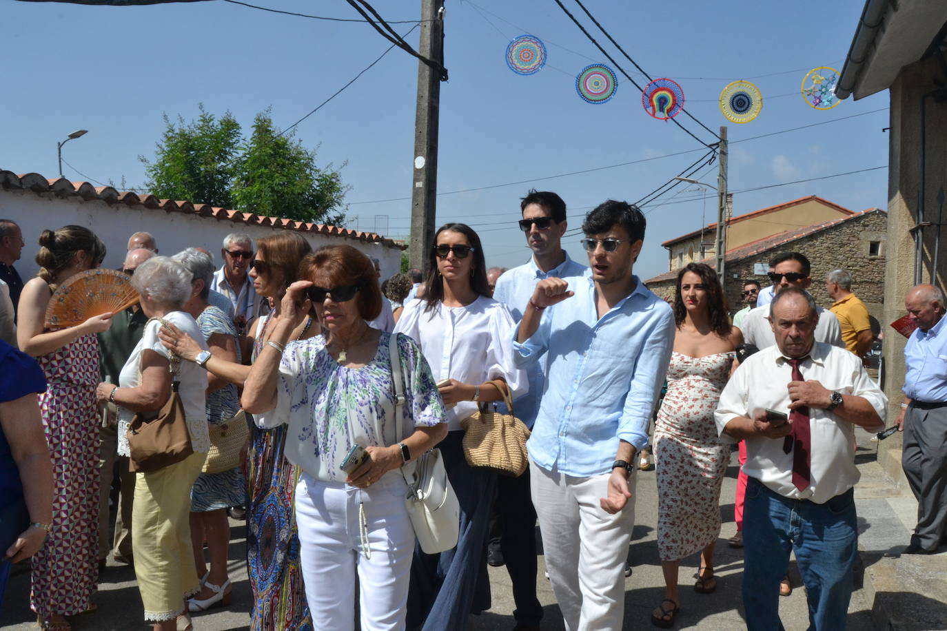 San Lorenzo preside el día grande de La Zarza de Pumareda