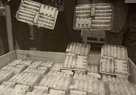 Las nuevas modelos del euro que llegaron a Salamanca en 2001.