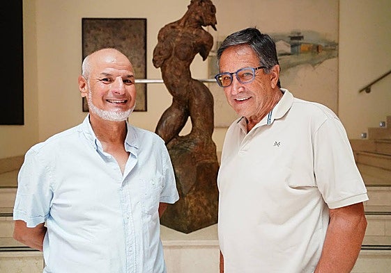 Abdallah Bouichou y Emiliano Tapia.