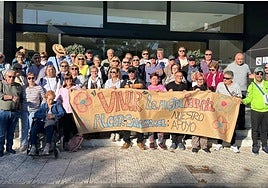 Imagen de pacientes dializados de Salamanca en el 'Respiro Vacacional' de Alcer.