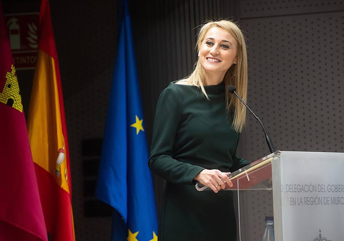 La delegada del Gobierno en la Región de Murcia, Mariola Guevara.