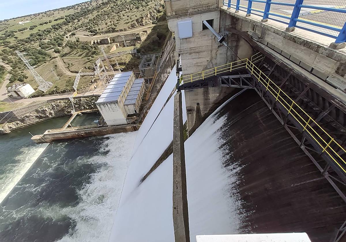 Embalse de Santa Teresa de Salamanca.