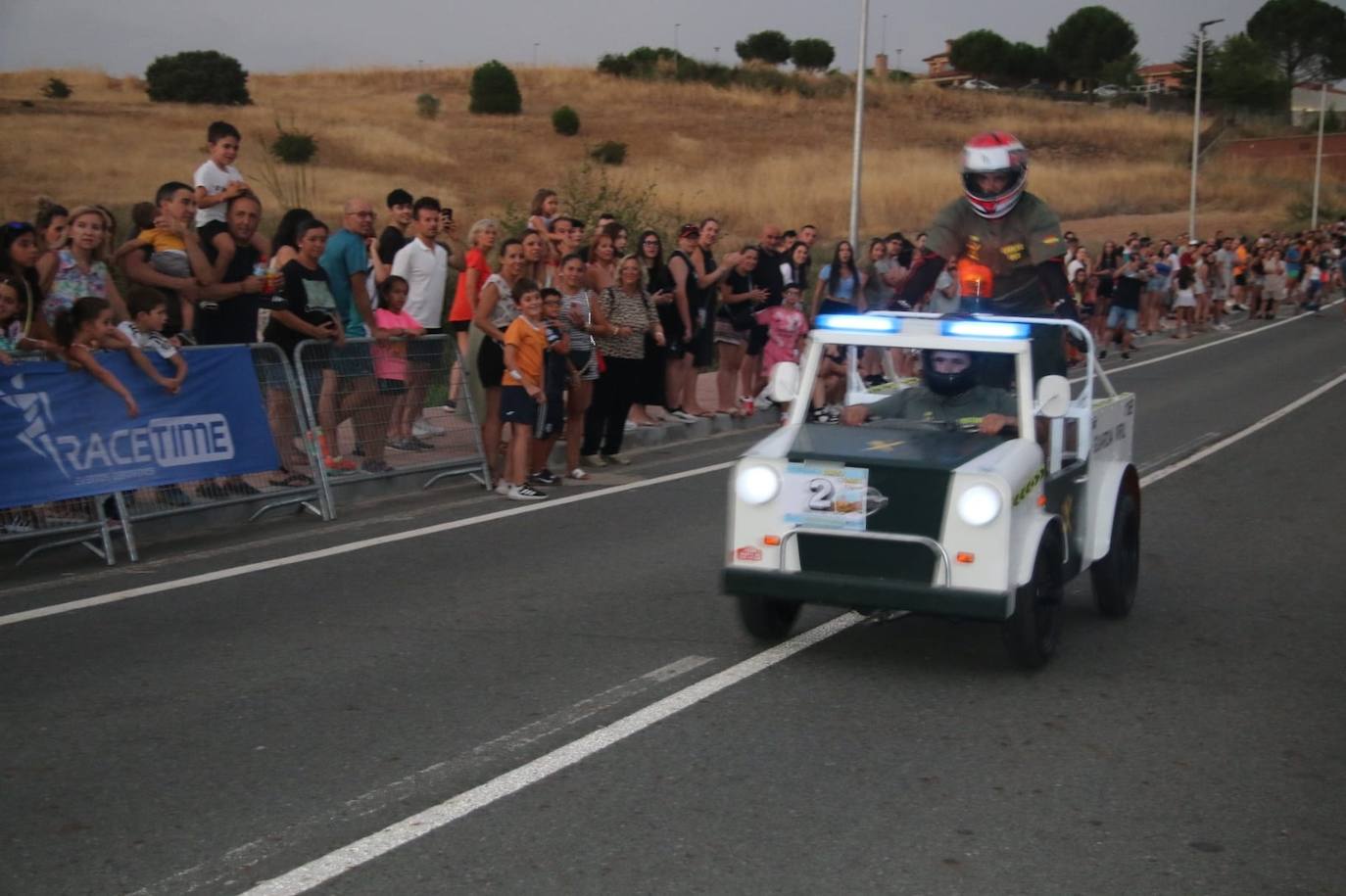 Emoción sobre ruedas y sin motor en la antesala del estreno de las fiestas de San Roque