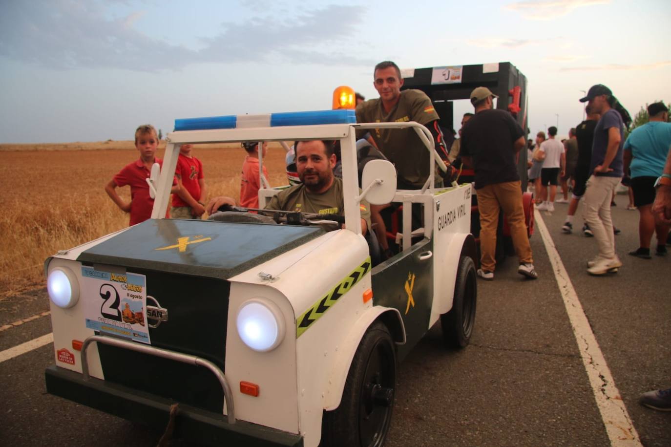 Emoción sobre ruedas y sin motor en la antesala del estreno de las fiestas de San Roque