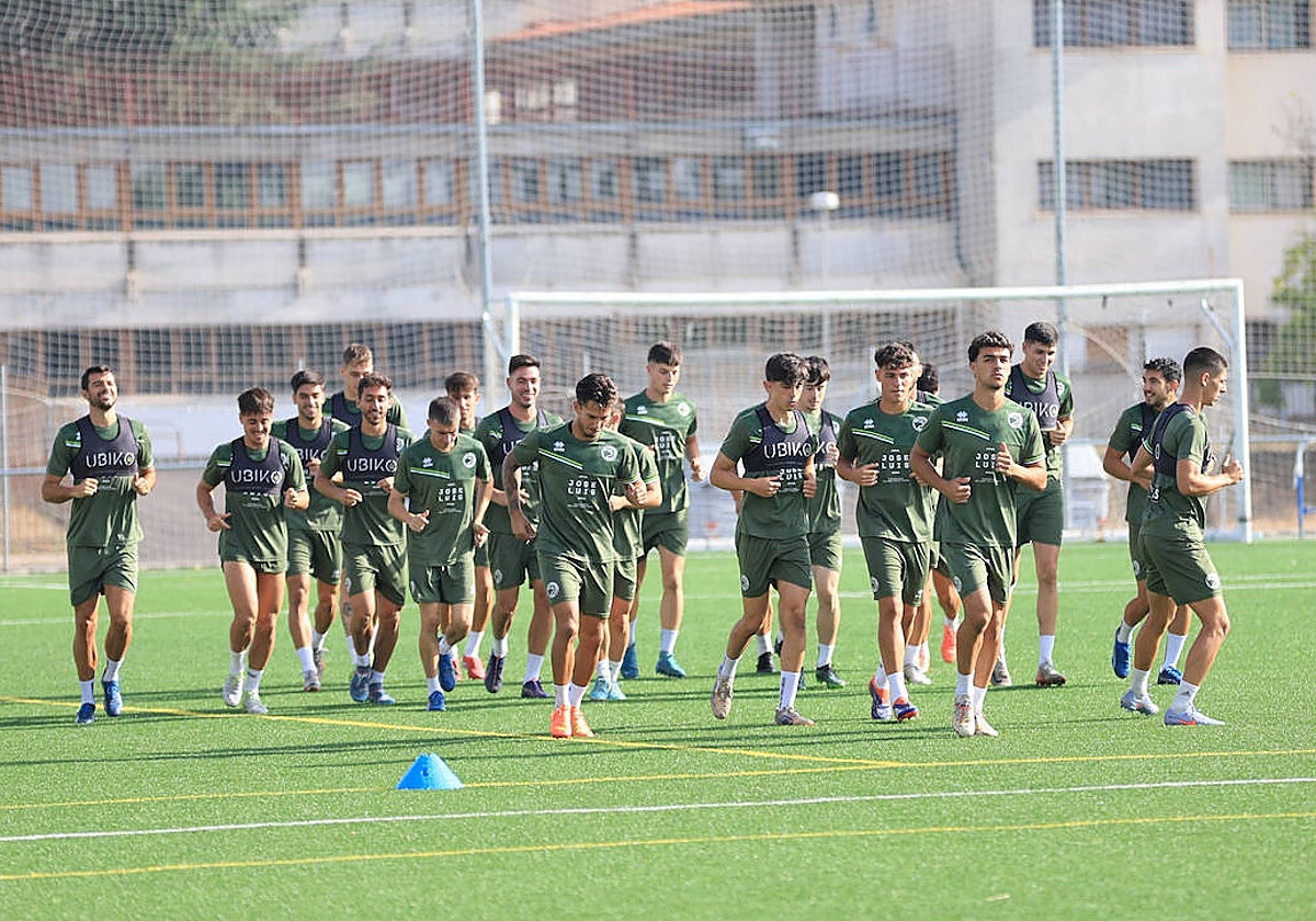 Unionistas cumple una nueva sesión antes de visitar el Adolfo Suárez y mira de reojo a la Copa RFEF